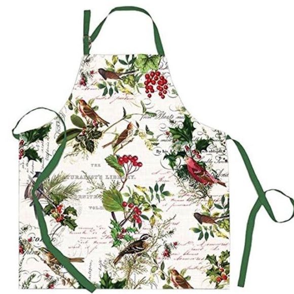 NWT Michel Design Works APR255 Adjustable Cotton Chef Apron, WInter’s Tale Apron - Picture 1 of 10